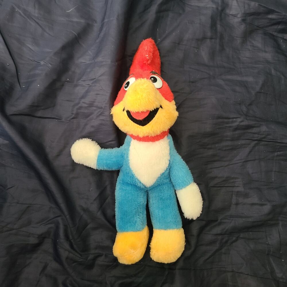 VTG WALTER LANTZ ACE NOVELTY WOODY WOODPECKER PLUSH 1985 STUFFED ANIMAL TOY 16”